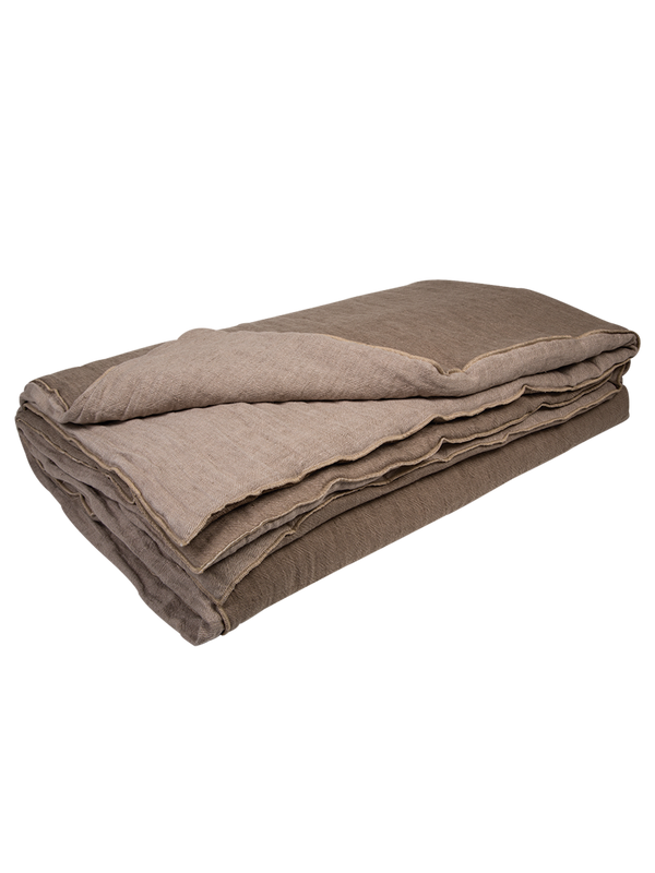 Washed Linen Cocoon in Taupe