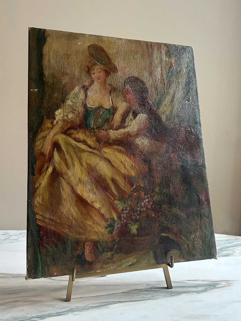 Tapestry painting Frances Loom