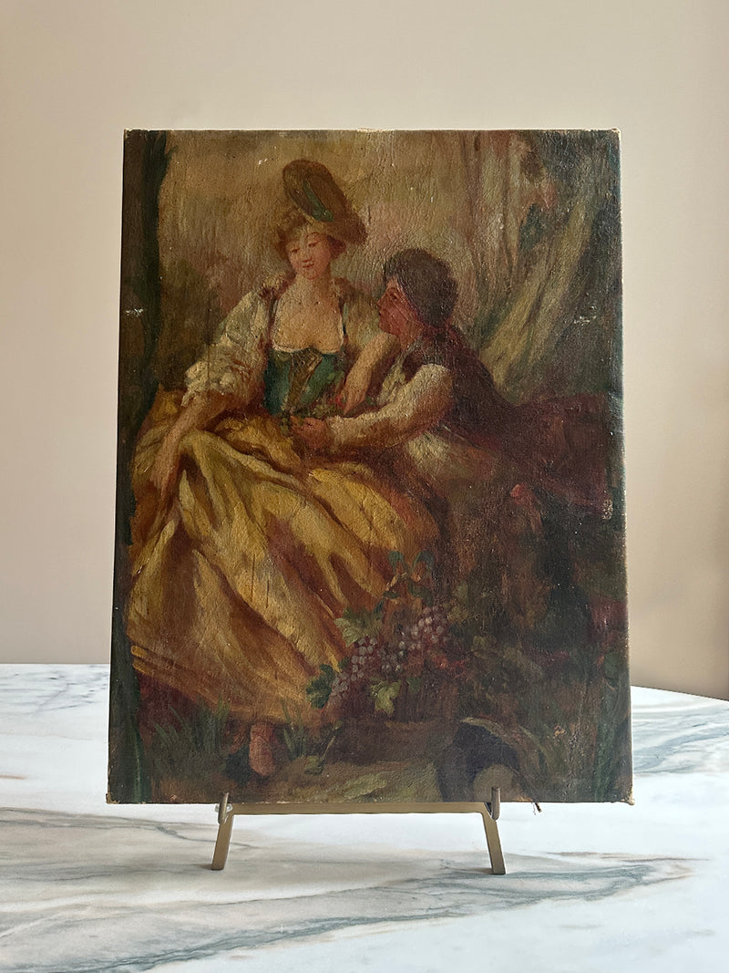 Tapestry painting Frances Loom