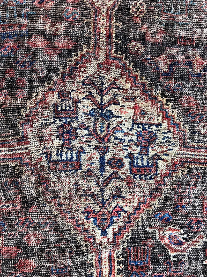 an almost square antique shiraz qashqai 