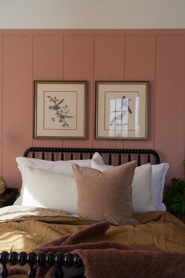 XL washed Linen Cocoon in Havane