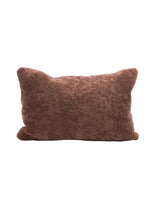 MdV shearling lumbar in clay