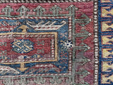 a large antique caucasian sumac rug circa 1880
