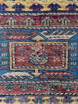 a large antique caucasian sumac rug circa 1880