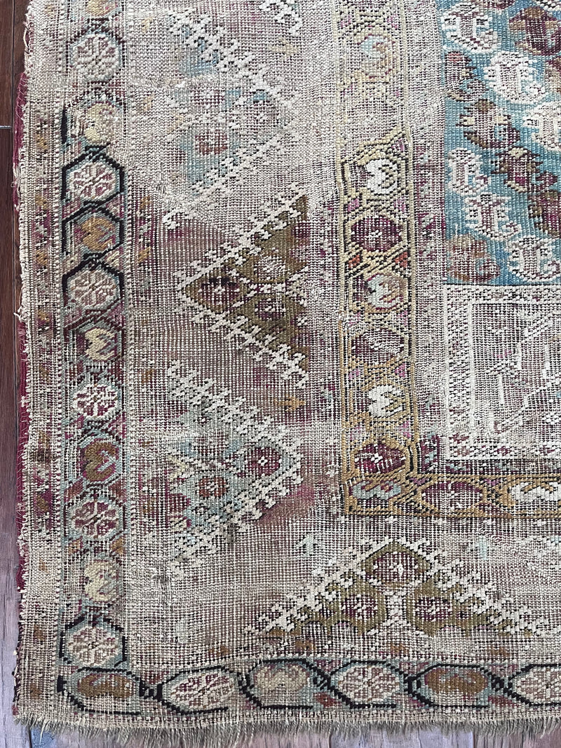 an antique turkish prayer rug circa 1880