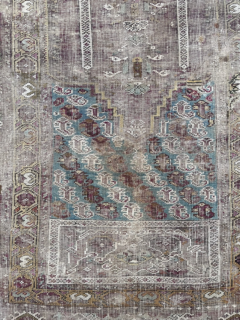 an antique turkish prayer rug circa 1880