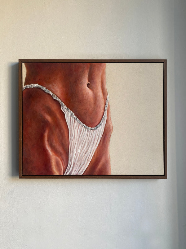 an original figurative oil painting by British artist Alexia Gilbert